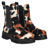 Tosca Blu Louise S389 Stivaletti in Pelle Animalier Donna Nero